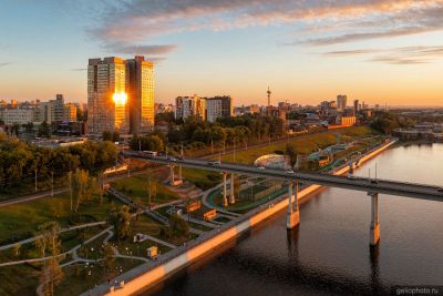 Центральная Набережная Камы в Перми фото