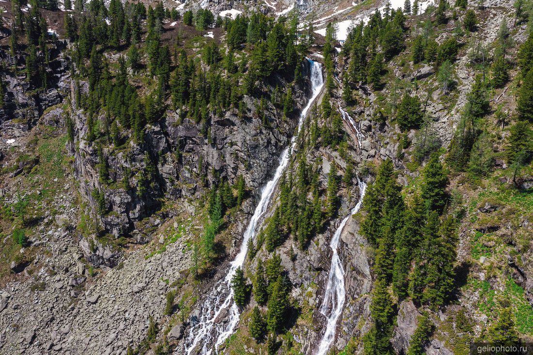 Водопад на Мультинских озёрах фото