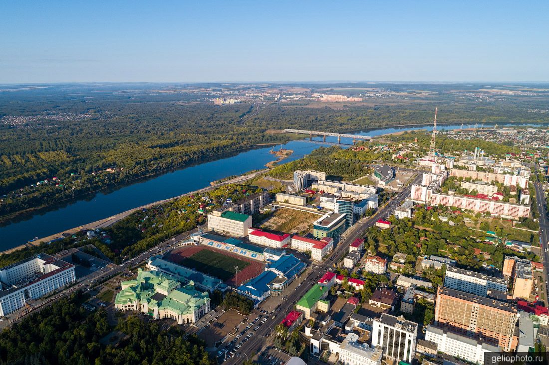 Районы Уфы с высоты фото