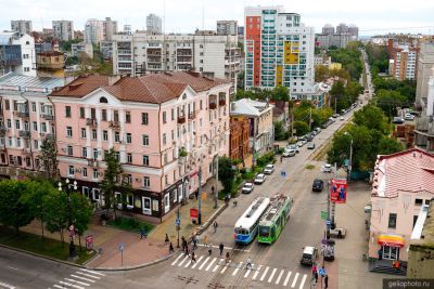 Пересечение Шеронова и Муравьёва-Амурского в Хабаровске фото