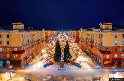 Коммунистический проспект в Междуреченске фото