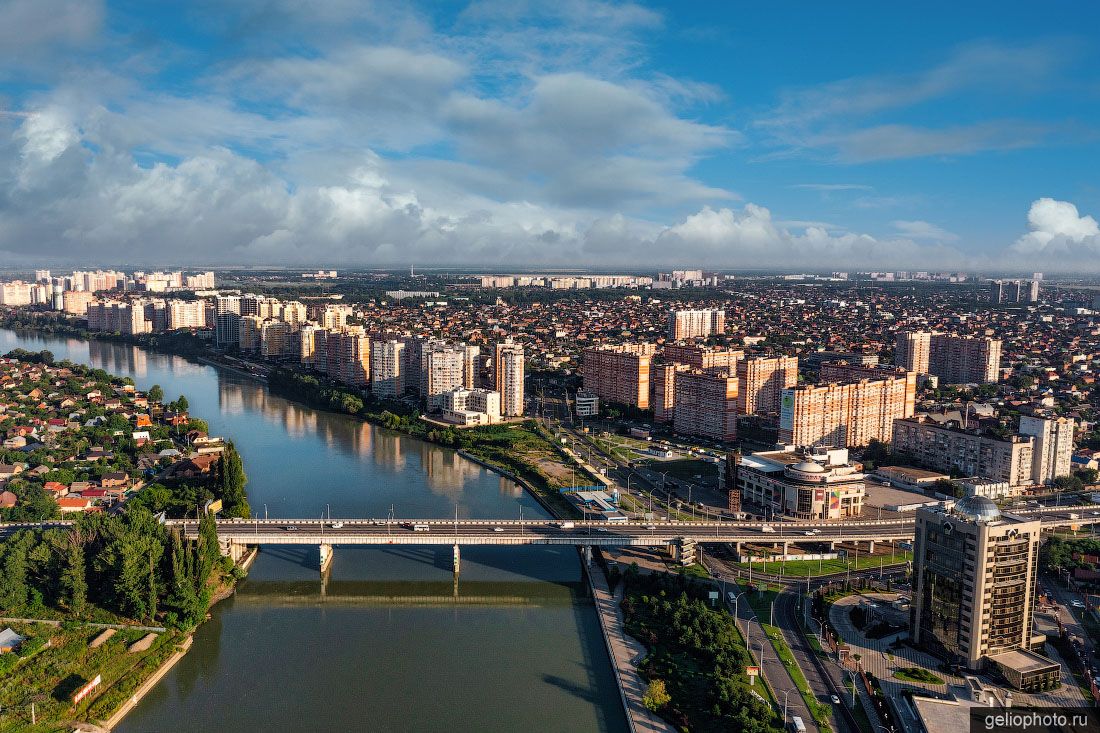 Тургеневский мост в Краснодаре фото