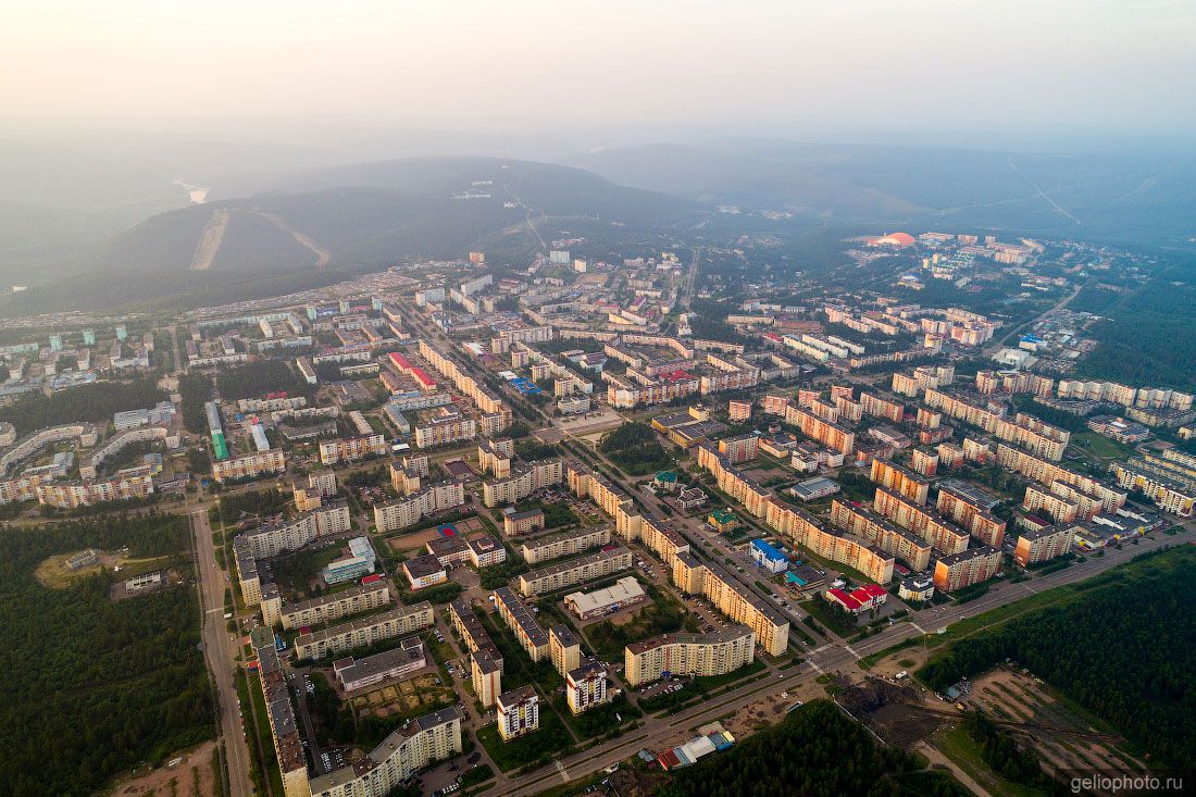 Город Нерюнгри с высоты фото