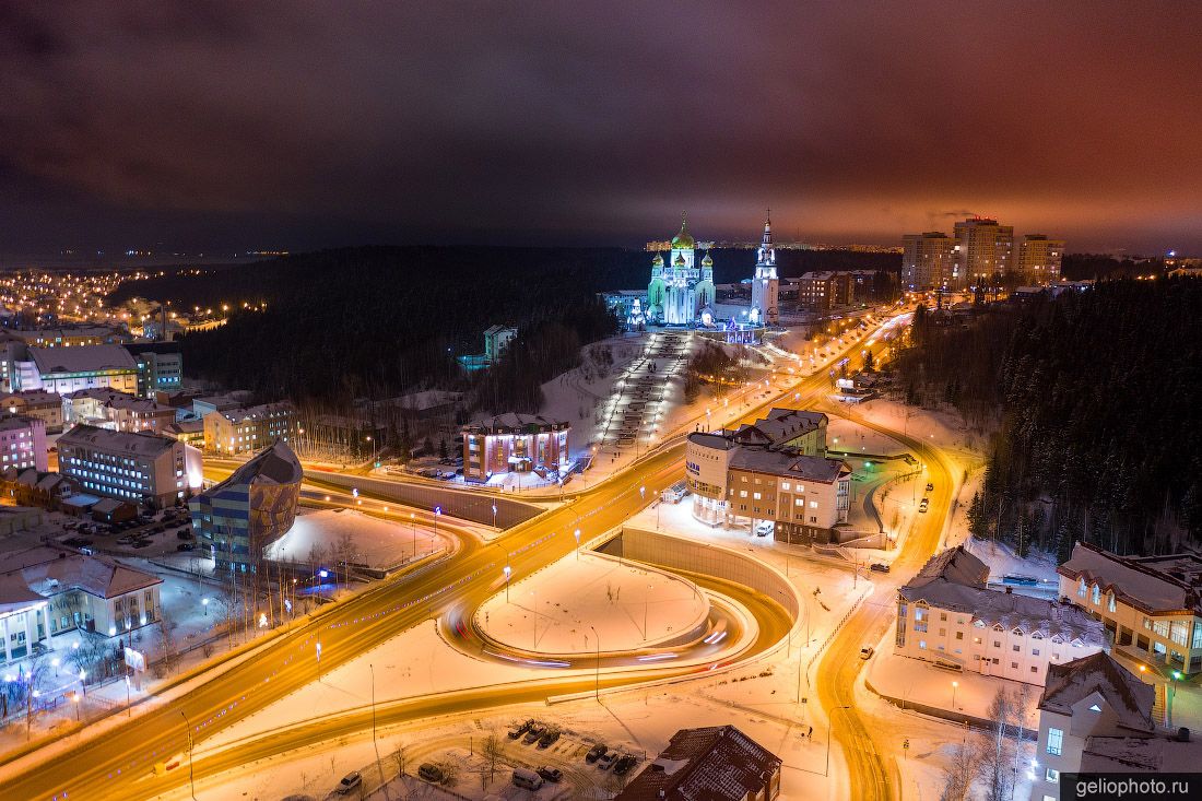 Развязка на Гагарина и Чехова в Ханты-Мансийске фото