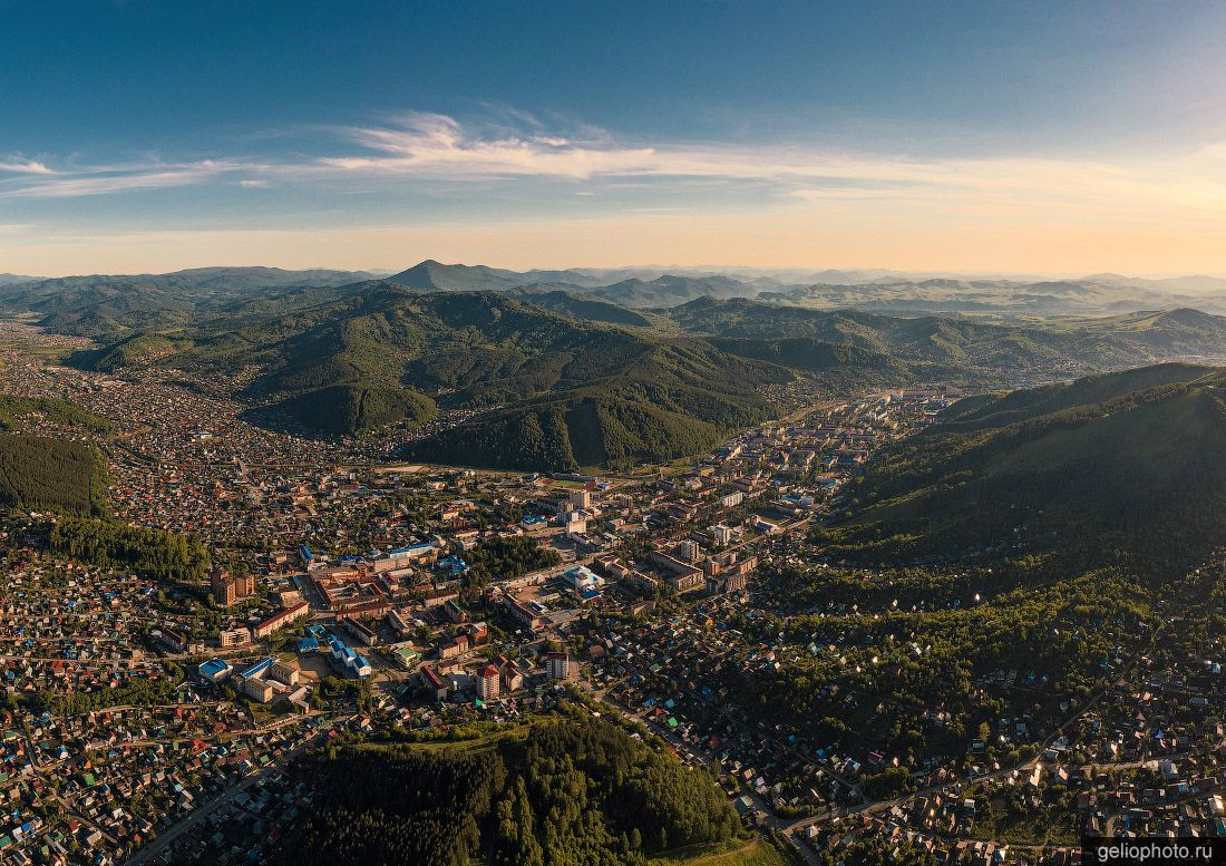 Горно-Алтайск с высоты фото