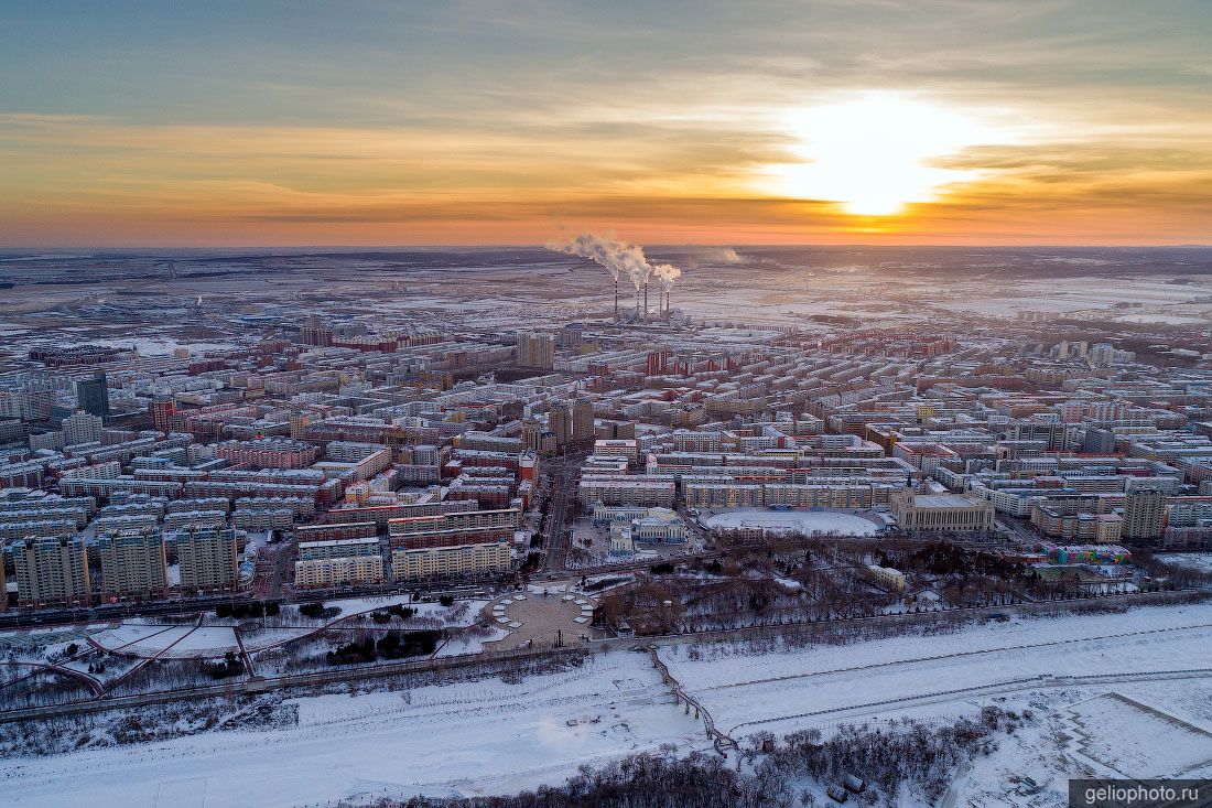 Благовещенск с высоты фото