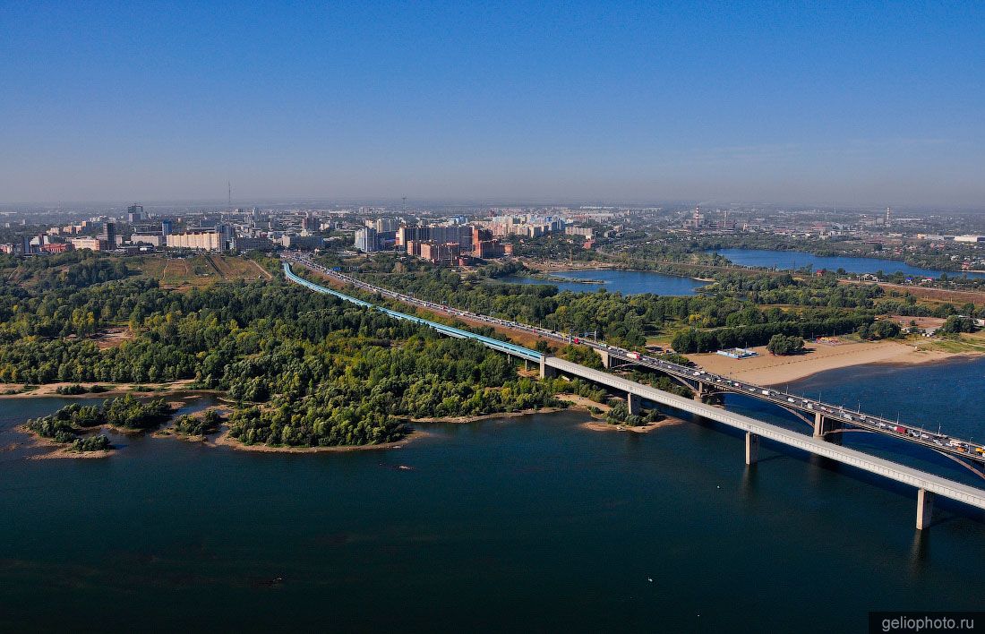 Парк Арена в Новосибирске с высоты фото