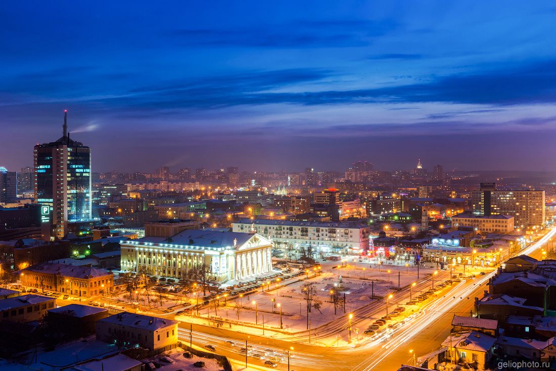 Челябинский театр оперы и балета с высоты фото