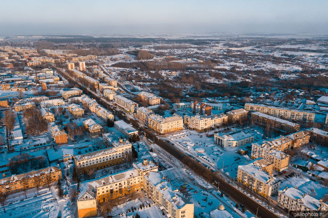 Площадь Победы в Ленинске-Кузнецком фото