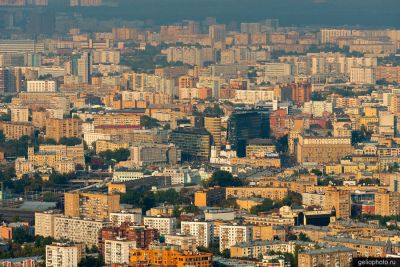 Метро Белорусская в Москве с высоты фото