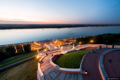 Чкаловская лестница в Нижнем Новгороде фото