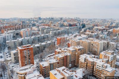 Жилые районы Нижнего Новгорода с высоты фото