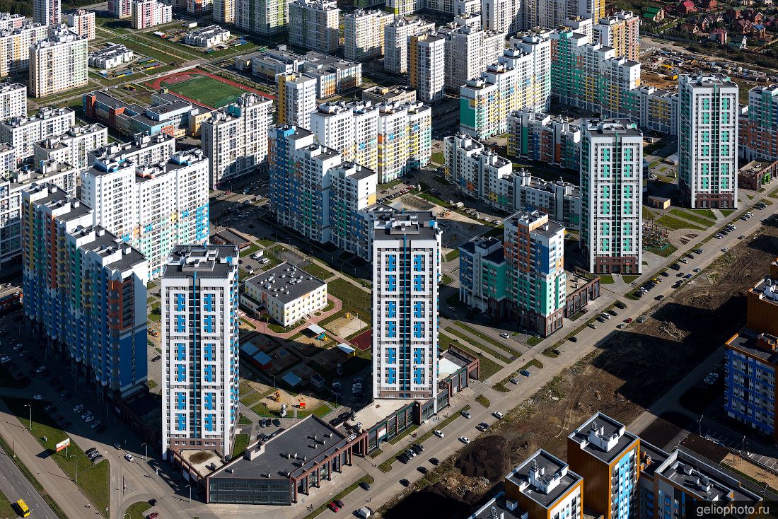 Район Академический в Екатеринбурге с высоты фото