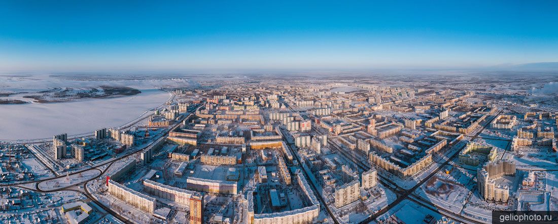 Панорама зимнего Нижневартовска фото