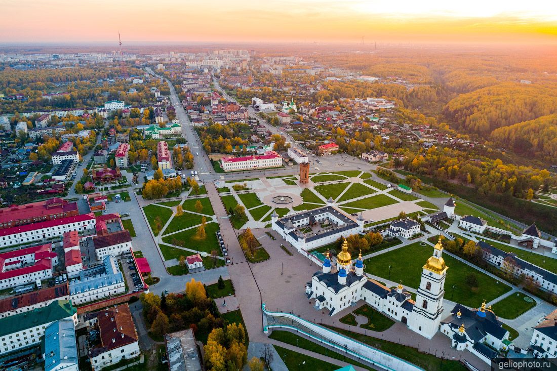 Тобольский Кремль с высоты фото