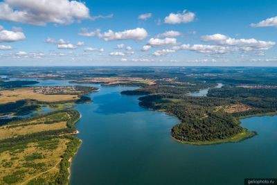 Истринское водохранилище с высоты фото