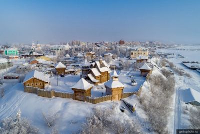 Обдорский острог с высоты фото