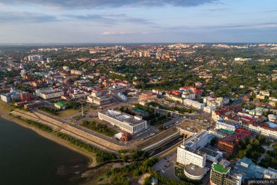 Центр Томска с высоты фото