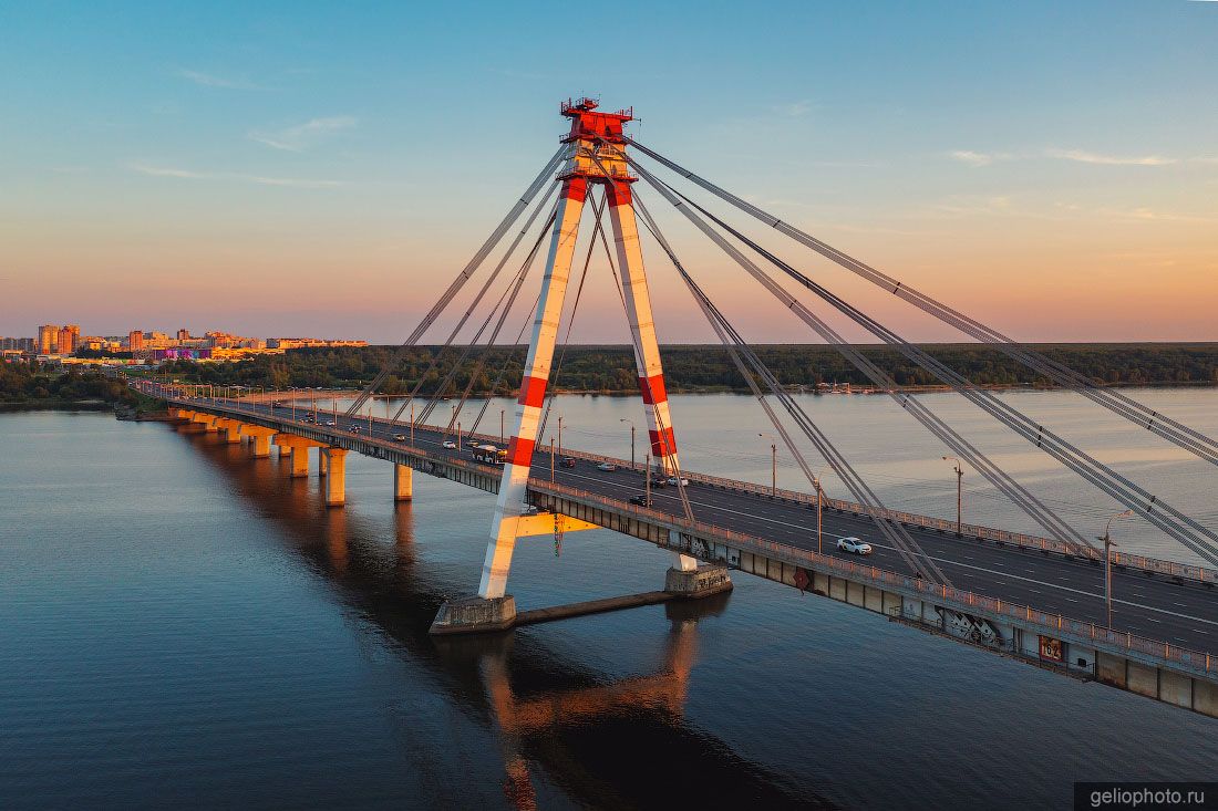 Октябрьский мост в Череповце фото