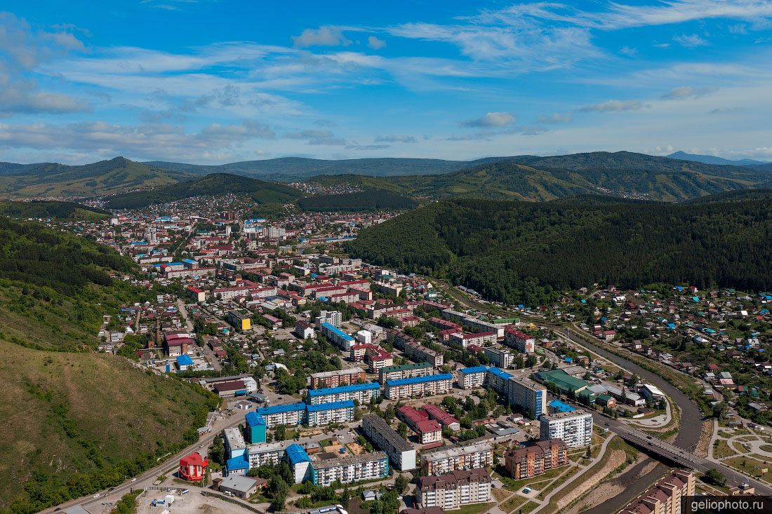 Горно-Алтайск с высоты фото