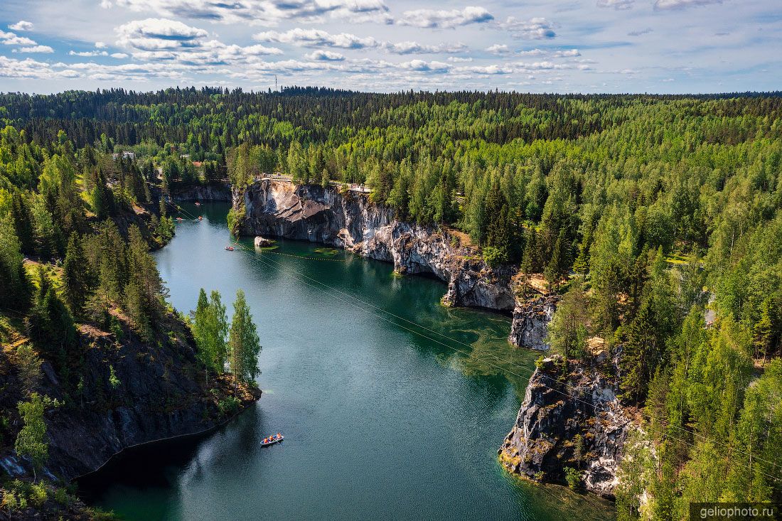 Парк Рускеала в Сортавале фото