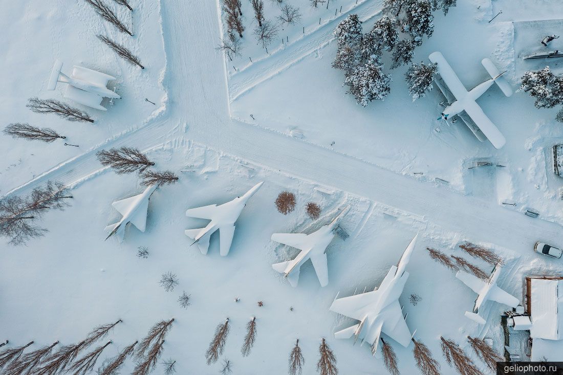 Парк Победы в Нижнем Новгороде с высоты фото