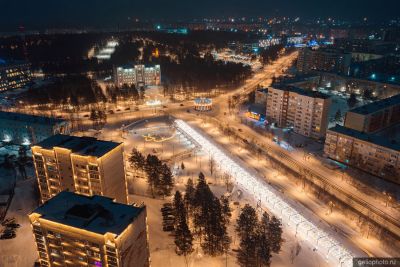 Улица Ленина в Ноябрьске фото