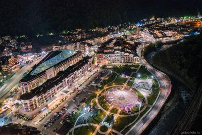 Красная Поляна с высоты фото