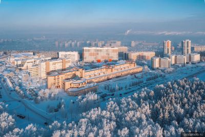 Сибирский федеральный университет в Красноярске с высоты фото