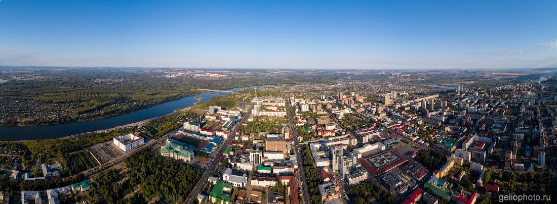 Панорама Уфы с высоты фото