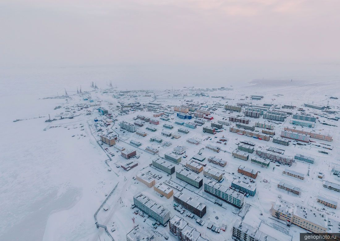 Тикси зимой фото