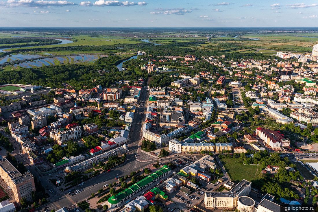 Рязань с высоты фото