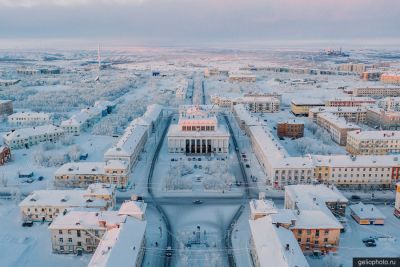 Площадь Мира в Воркуте фото