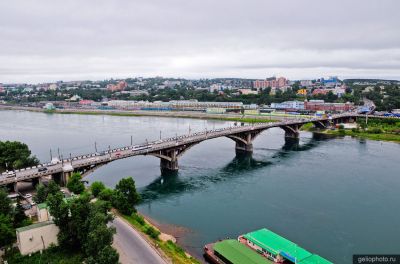 Глазковский мост через Ангару в Иркутске фото