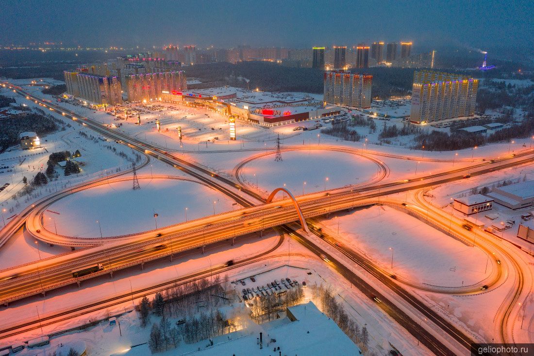 Развязка на Тюменском тракте в Сургуте фото