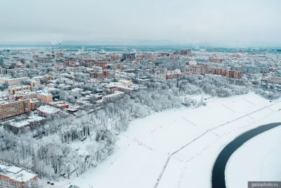 Зимний Сыктывкар с высоты фото