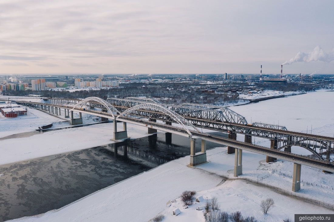 Борские мосты через Волгу в Нижнем Новгороде фото