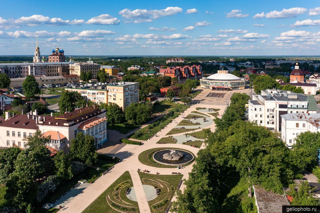 Лыбедский бульвар в Рязани фото