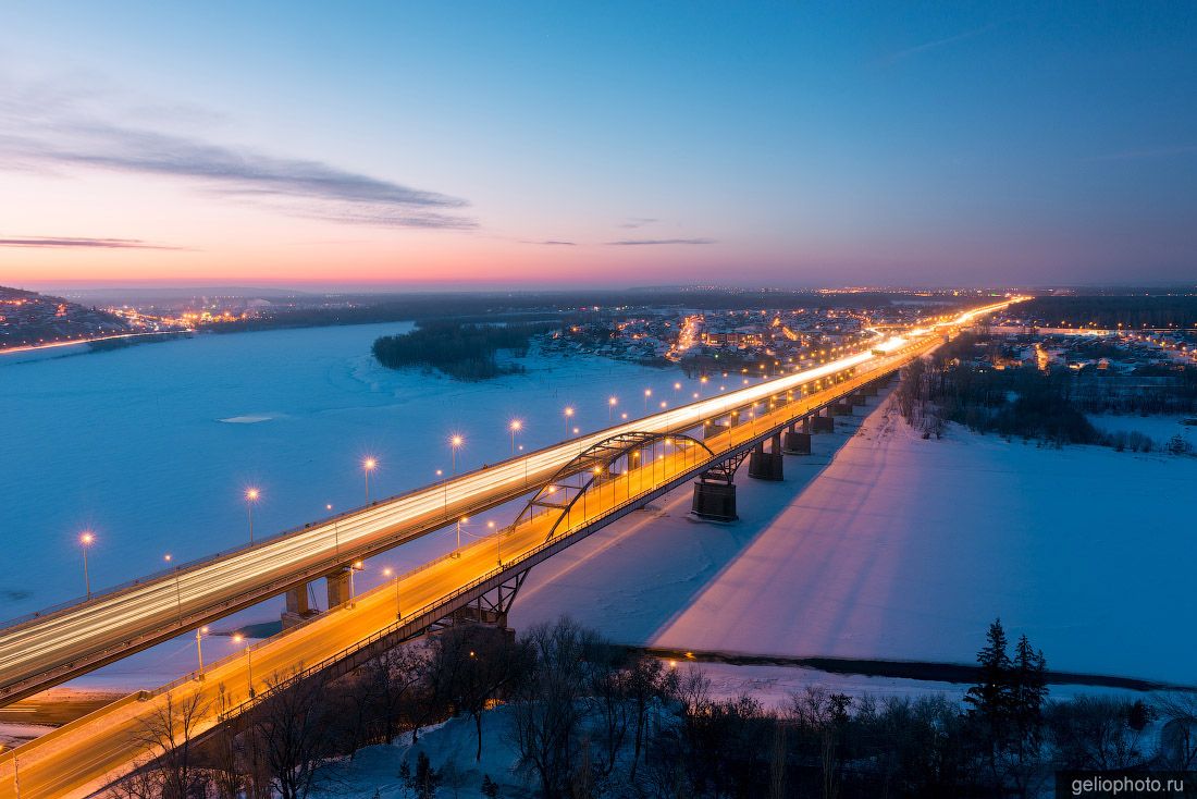 Бельский мост в Уфе фото