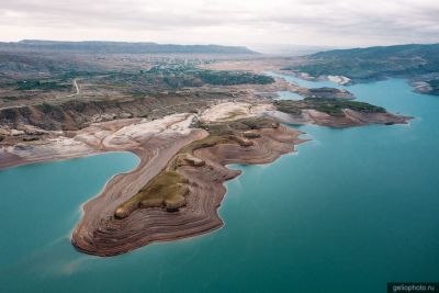 Чиркейское водохранилище в Дагестане фото