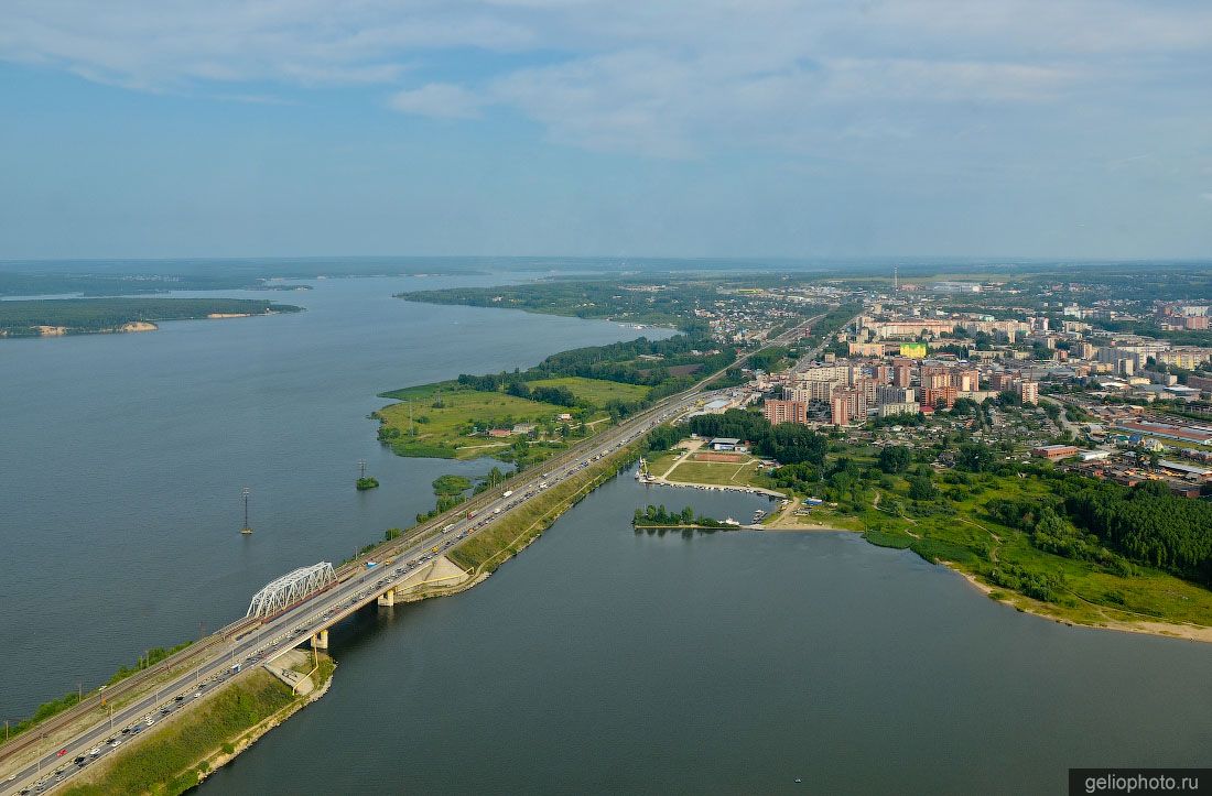 Бердское шоссе с высоты фото