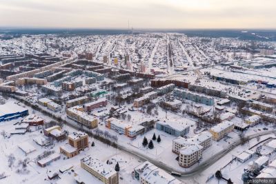 Площадь Ленина в Анжеро-Судженске фото