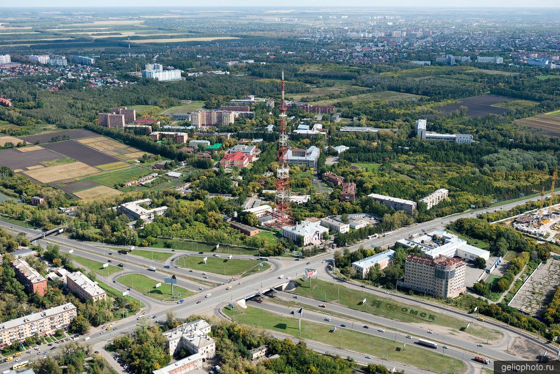 Омская телебашня с высоты фото