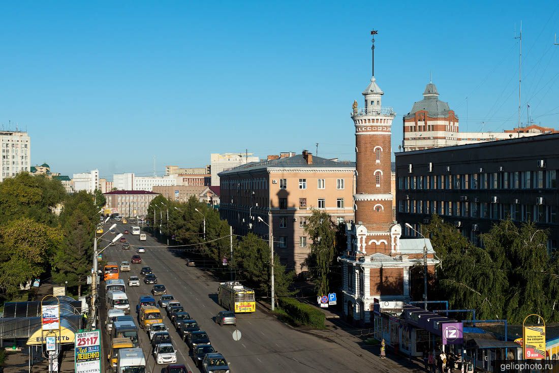 Пожарная каланча в Омске фото