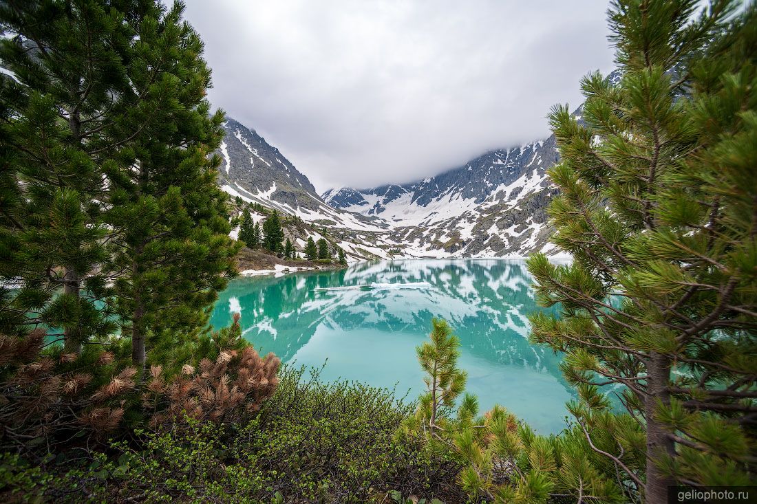 Горное озеро на Алтае фото