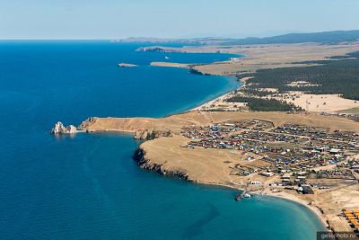 Посёлок Хужир на Байкале фото
