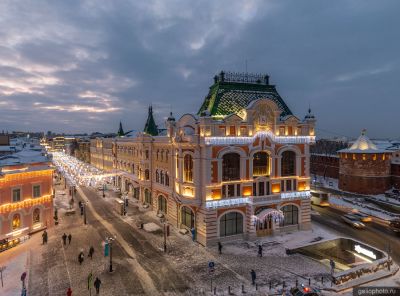 Пешеходная улица Покровка в Нижнем Новгороде фото