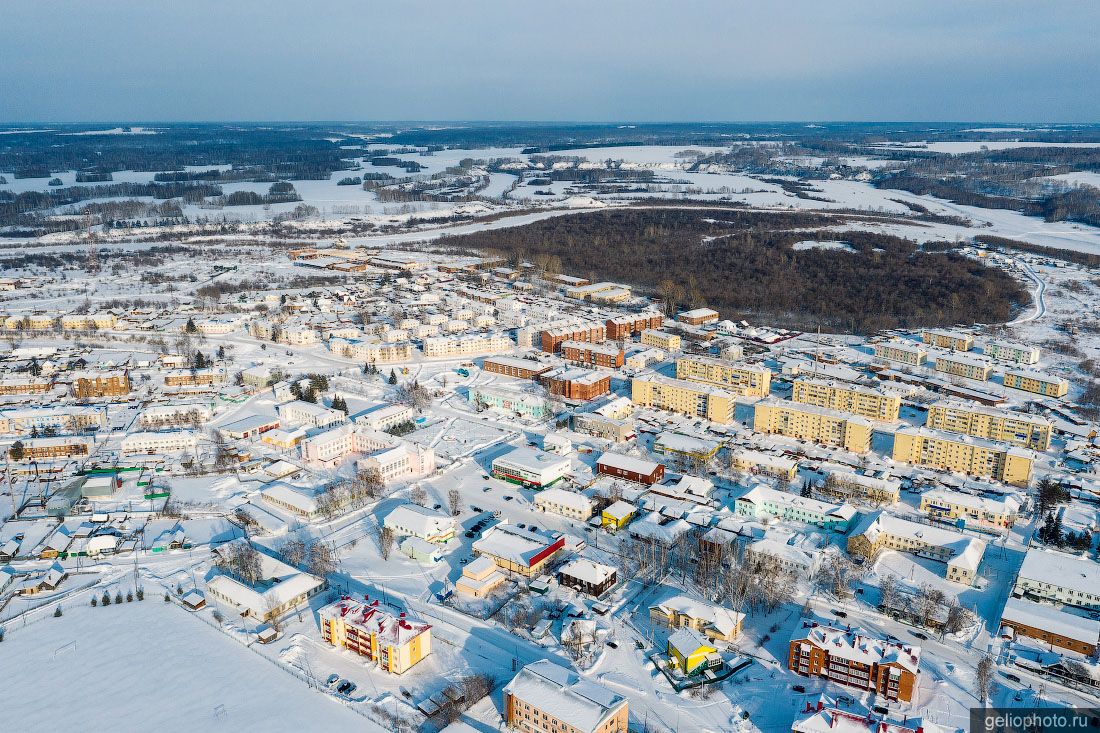 Посёлок Яя с высоты фото