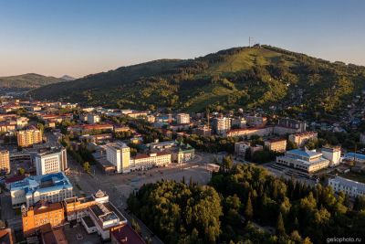 Площадь Ленина в Горно-Алтайске фото