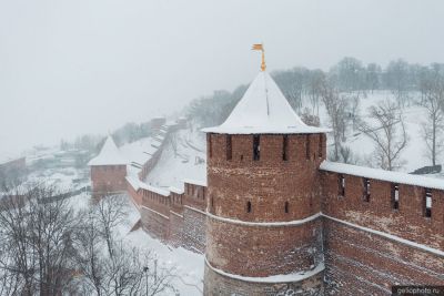 Белая башня Нижегородского Кремля фото